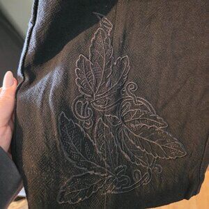 Aya Embroidered Linen Blend Balloon Pants